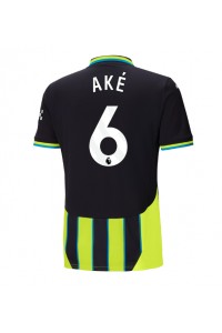 Manchester City Nathan Ake #6 Fotballdrakt Borte Klær 2024-25 Korte ermer